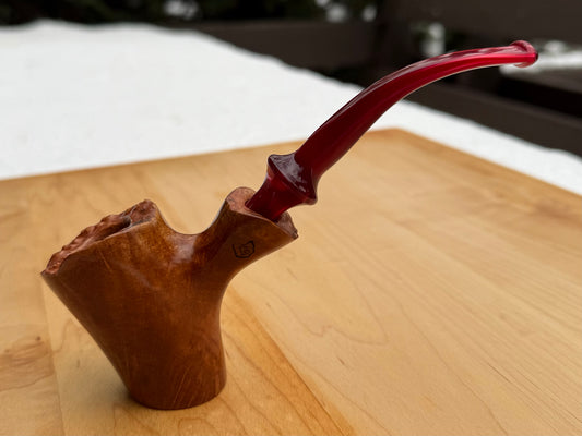 Up on the Housetop | Briar Tobacco Pipe
