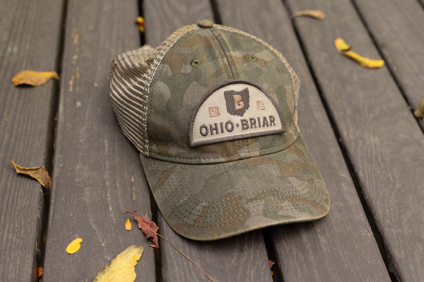 Ohio Briar Trucker Hat - Faded camo