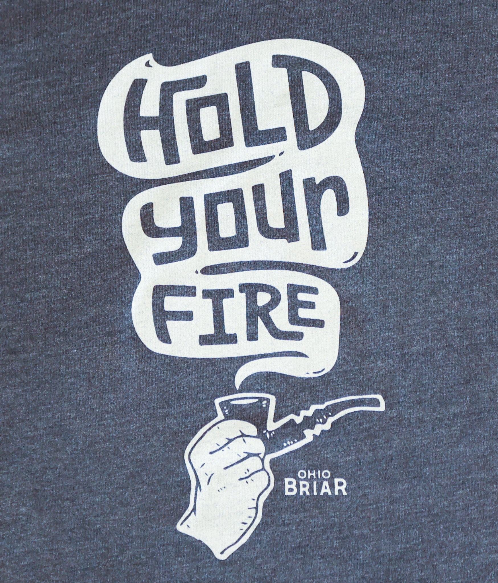 Hold your fire close up