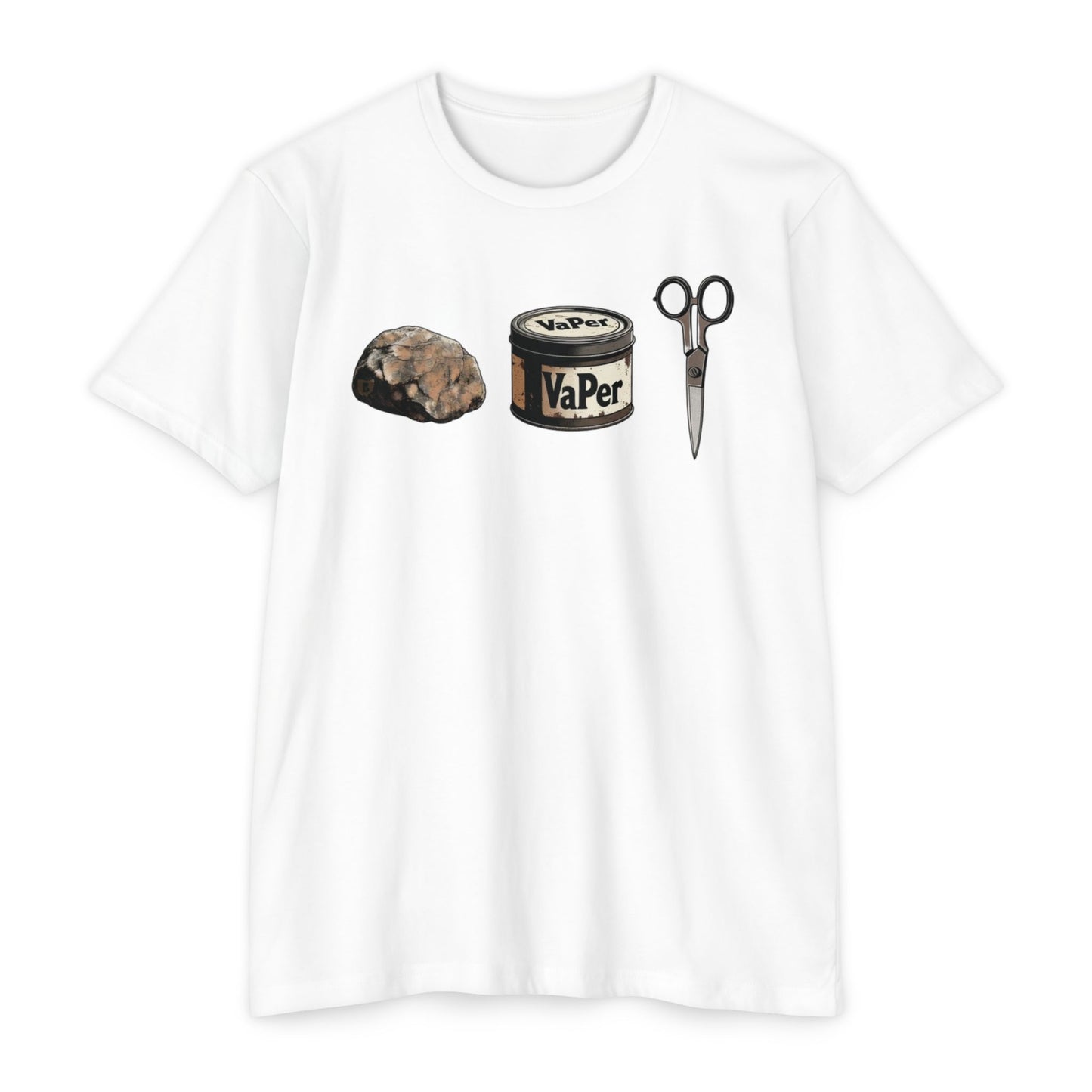 Rock VAPer Scissors | T Shirt for Pipe Smokers