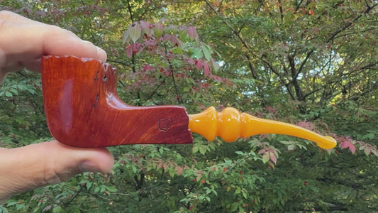 Shagbark Hickory | Briar Tobacco Pipe