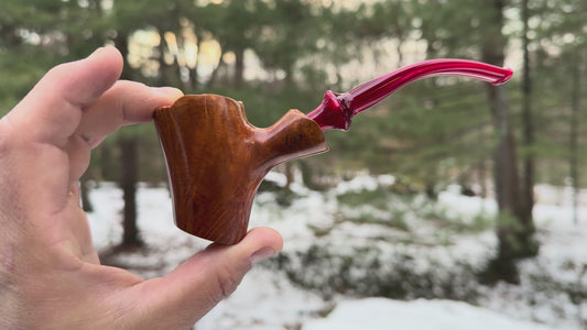 Up on the Housetop | Briar Tobacco Pipe